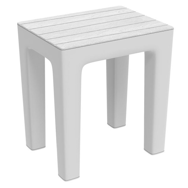 sgabello bianco multiuso