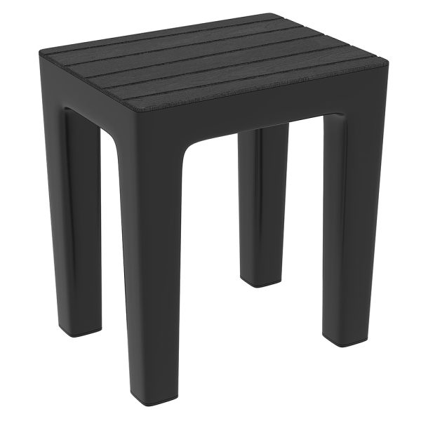 sgabello nero multiuso