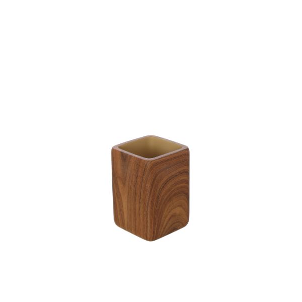 Porta Spazzolini Effetto Legno