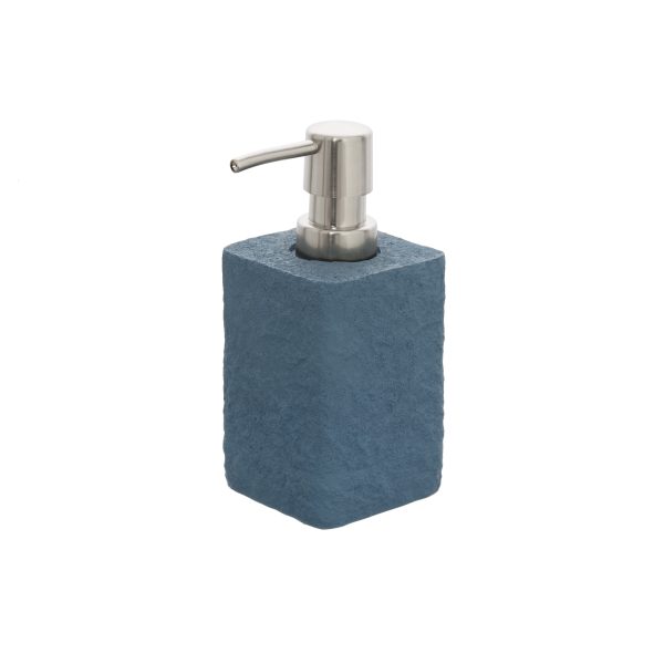 Dispenser Sapone effetto pietra blu pastello