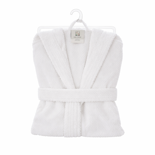 Accappatoio Bianco L in Cotone