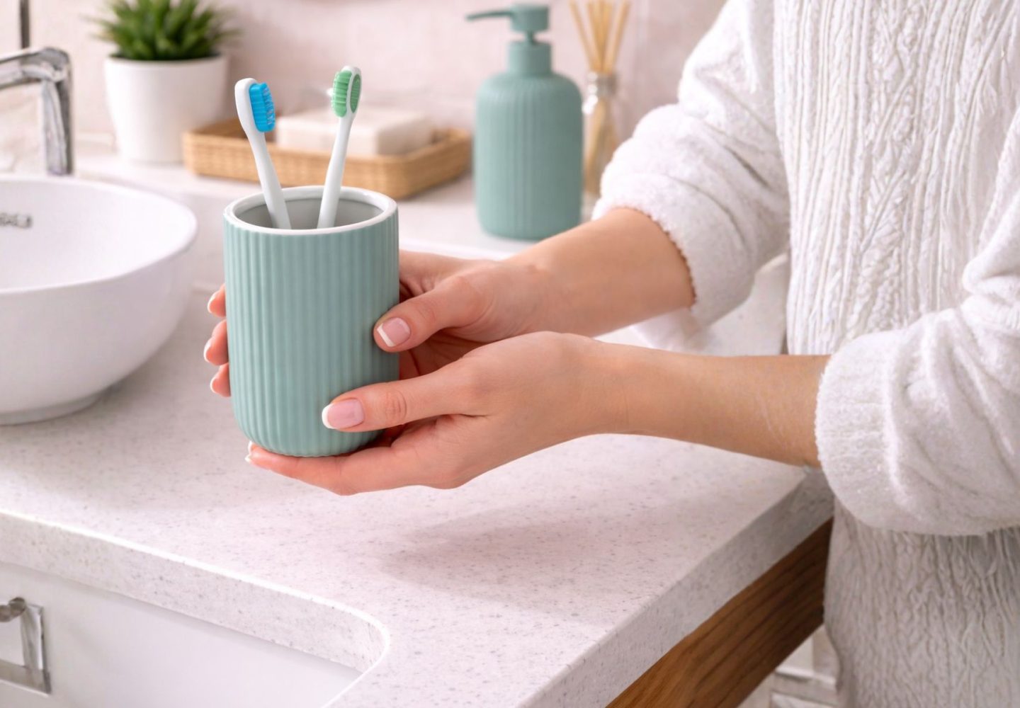accessori colorati per il bagno