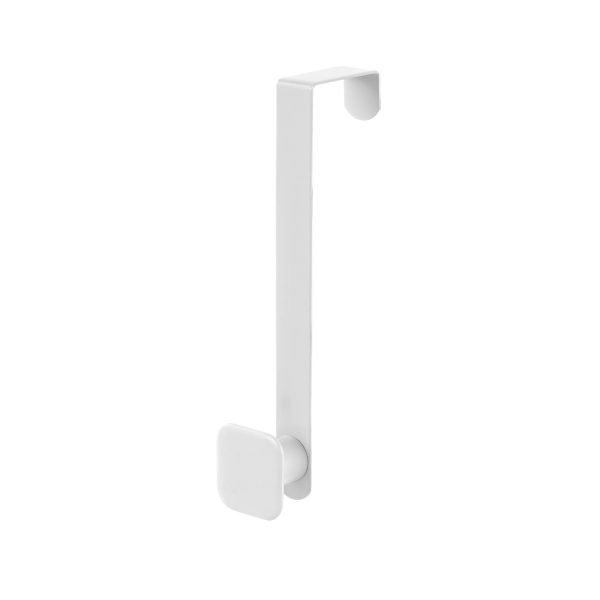 Appendino Singolo Bianco con Pomello Quadrato